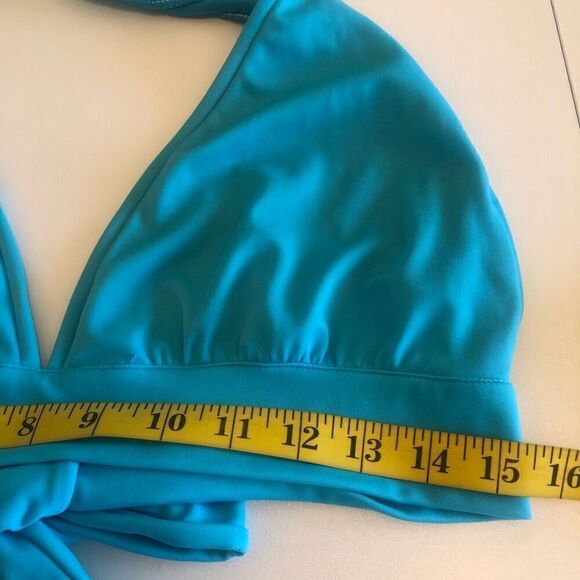Ujena Blue Belize Halter Top Bikini Swimsuit Size L - Picture 16 of 16